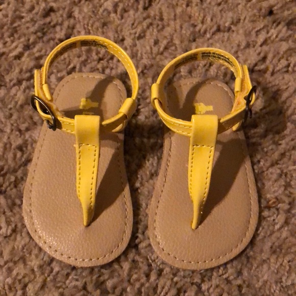 baby yellow sandals
